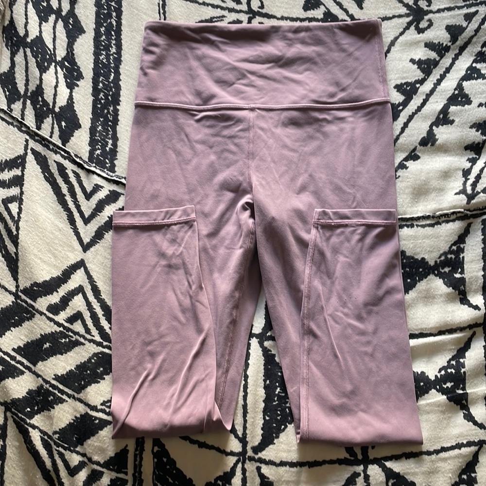 Athleta leggings light pink size small